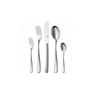 WMF Vision Cromargan Protect - Cuberteria 30 Piezas 6 Comensales De Acero Inoxidable Cromargan Protect Con Acabado Pulido, Apto Para Lavavajillas - Wmf