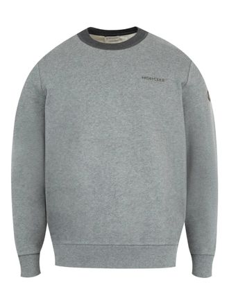 Moncler Felpa con applicazione - Grigio