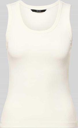 Vero Moda Slim Fit Top aus Baumwoll-Mix Modell CHLOE in Weiss, Gr&ouml;&szlig;e XL