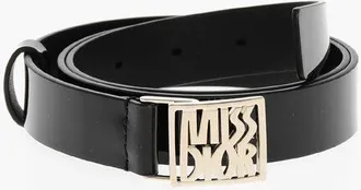 Dior Patent Leather MISS DIOR Belt 25mm size 95