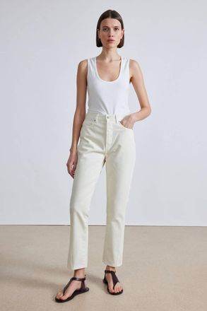 Apiece Apart Camilla Jeans In Ecru