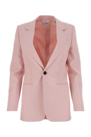 Burberry Pink Wool Blazer