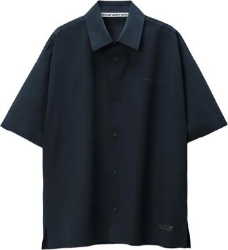 Alexander Wang Camicia con logo - Nero