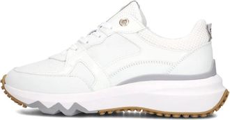 Floris Van Bommel Schoenen, Dames, Wit, 37 EU, Witte stijlvolle sneakers voor vrouwen