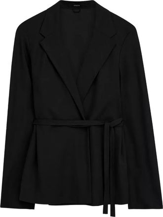 Joseph Haxo tie-fastening blazer - Black