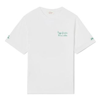 MC2 Saint Barth T-Shirts, male, White, Size: XL Portofino T-Shirt