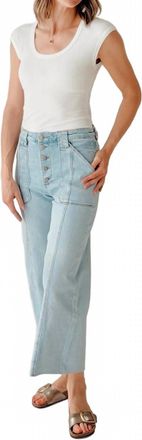 Kut from the Kloth Meg High Rise Wide Leg Jeans In Light Wash
