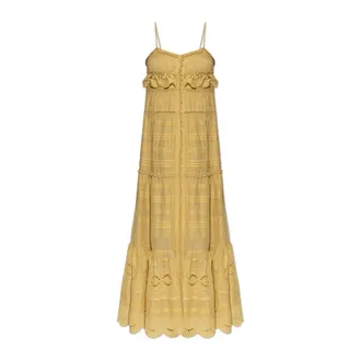 Isabel Marant Dames, Jurken, Geel, Maat: XS Katoen