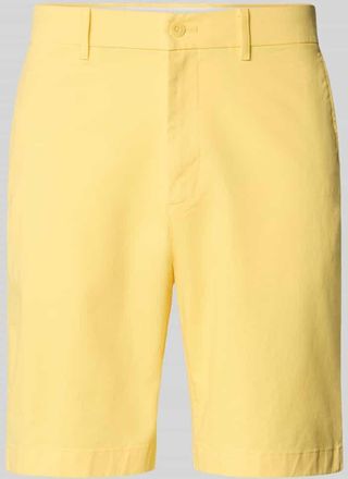 Tommy Hilfiger Regular Fit Bermudas aus Baumwoll-Mix in Hellgelb, Gr&ouml;&szlig;e 30
