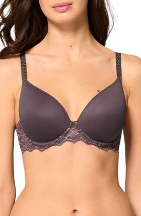 Simone Pérèle Caresse Underwire Plunge Bra in Graphite Grey at Nordstrom, Size 30D