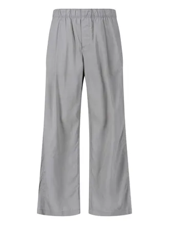 Our Legacy Gray Leisure Viscose-Blend Wide-Leg Pants