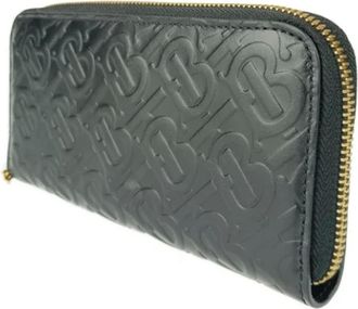 Burberry Vintage, unisex, Zwart, ONE Size, Leer, Pre-owned Leather Wallet