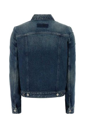 Maison Margiela Womens Denim Jacket Blumedio Exterior: Cotton Giubbini