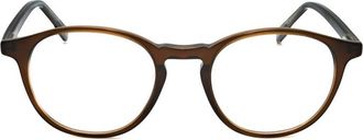 Quiksilver Mens Brown Round Eyeglass Frames QS2010-1