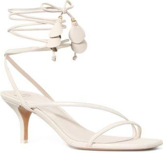 Kate Spade New York ankle wrap sandal in Cream at Nordstrom, Size 8.5