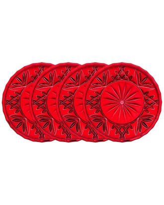 Godinger Set Of 4 Dublin Crystal Coasters