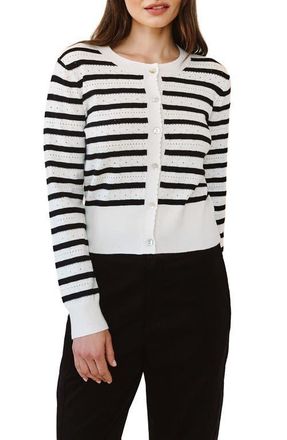 Bella Dahl Fitted Stripe Cardigan in Cherie Stripe at Nordstrom, Size X-Small