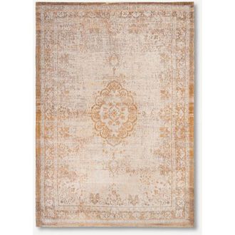 Louis De Poortere MEDALLION DESIGN - FADING WORLD MEDALLION TAPPETO - Prodotto in Belgio - Tessuto piatto jacquard meccanico - Rifinito a mano - Antiscivolo naturale