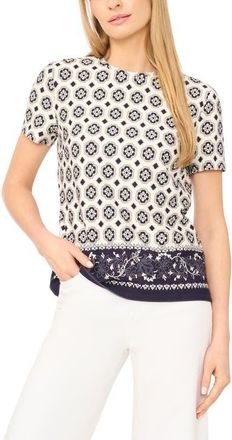 Ted Baker Willow Knit Top in Antique White at Nordstrom, Size X-Large