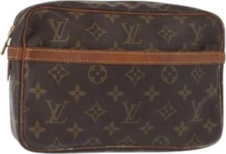 Louis Vuitton Pre-owned Clutches, female, Brown, Size: ONE SIZE Pre-owned Vintage Clutch