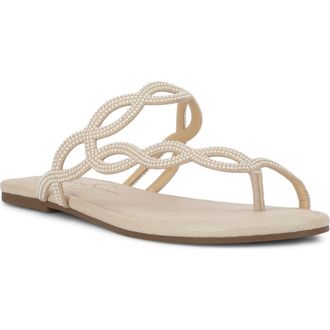 Jessica Simpson Aloni Slide Sandal in Soft Ivory at Nordstrom, Size 8.5