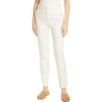 Vince Slim Mid-Rise Trousers in Pampas at Nordstrom Rack, Size 16
