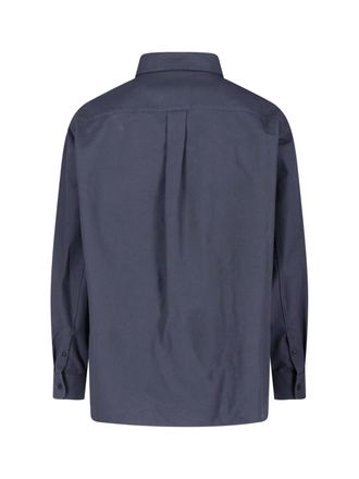 Christophe Lemaire Mens Shirts Blue Cotton