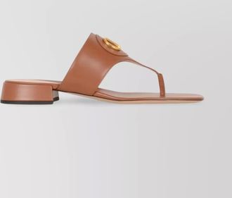 Valentino Garavani sandals lace gold-tone hardware