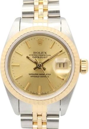 Rolex Pre-owned Vintage Datejust Polshorloge - Dames - Vintage Horloges - Geel - ONE Size - Vintage