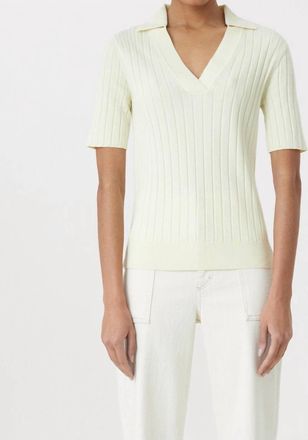 Closed Knitted Polo Shirt In White