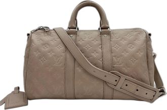 Louis Vuitton Beige Boston Bag (Pre-Owned)