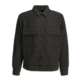Needles Chaqueta con cremallera a cuadros - Jackets - Hombre - Negro - L