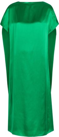 Dries Van Noten Diria Silk Dress - Green - S (UK8-10 / S)