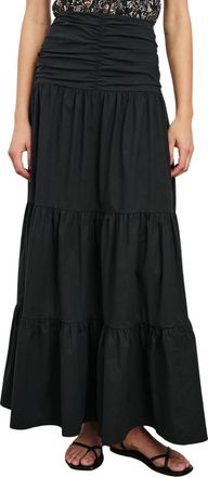 Velvet Agatha Skirt In Black