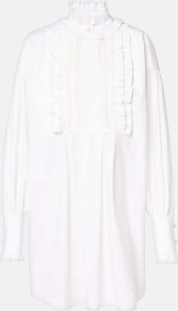 Valentino Abito corto in cotone, lino e seta