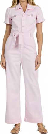 Dear John Denim Riveter Denim Jumpsuit In Pale Lilac