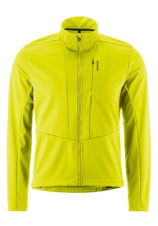 Gonso Fahrradjacke GONSO ADVENTURE JACKET SOFTSHELL M, Herren, Gr. 5XL, gelb, 100% Polyester, Rundhals, Jacken Fahrradjacke, Herren Softshell-Jacke, Radjack