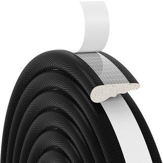 OEM Dailygoody - Burlete - Resistente A La Intemperie - Autoadhesivo - Negro - Aislamiento Ac&uacute;stico - Ideal Para Ventanas Y Puertas - 5 Metros