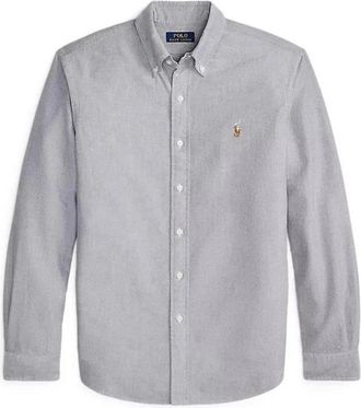 Polo Ralph Lauren Overhemden, Heren, Grijs, M, Majica