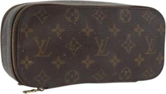 Louis Vuitton Pre-owned Cosmetic Pouch - Dames - Vintage Clutch - Bruin - ONE Size - Vintage