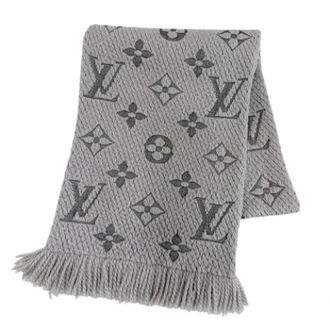 Louis Vuitton Pre-owned Stole - Dames - Pre-owned - Grijs - Maat: ONE Size Zijde