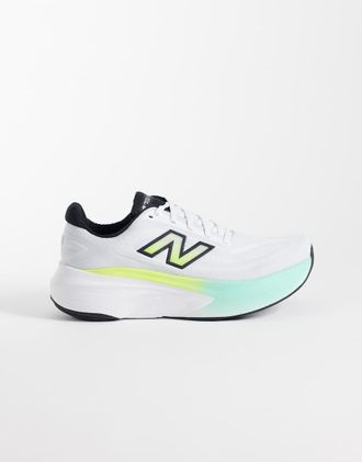 New Balance More sneakers da corsa bianche, gialle e blu-Bianco