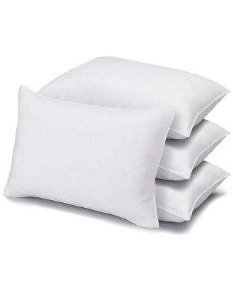 Ella Jayne Home Signature Plush Firm Allergy-Resistant Down Alternative Side/Back Sleeper Pillow, Set Of 4