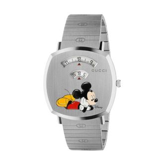 Gucci Accessoires, unisex, Grijs, ONE Size, Grip Horloge