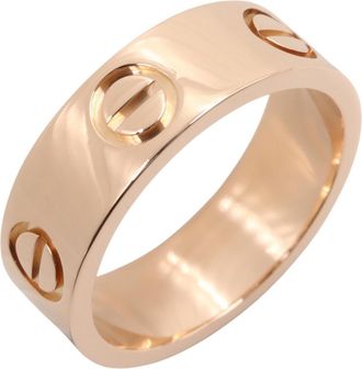 Cartier Gold Pink Gold (18K) Band Ring (Pre-Owned)
