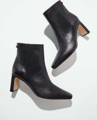 Talbots Kinsley Nappa Ankle Boots - Black - 10 1/2 M Talbots