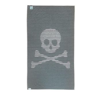 Scalpers Toalla de playa de algod&oacute;n verde 90x180cm