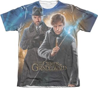 Gildan Fantastic Beasts 2 Team Up Adult Poly/Cotton Short Sleeve Tee / T-Shirt