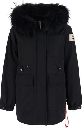 Afterlabel Stoccolma Jas - Dames - Parka Jassen - Zwart - M - Katoen - Jassen