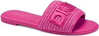 DKNY Winslet Slide Sandal - Wide Width in Hot Pink at Nordstrom, Size 7.5
